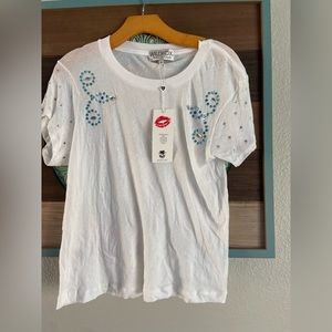 NWT Wildfox Western Glitz Embellished T-shirt